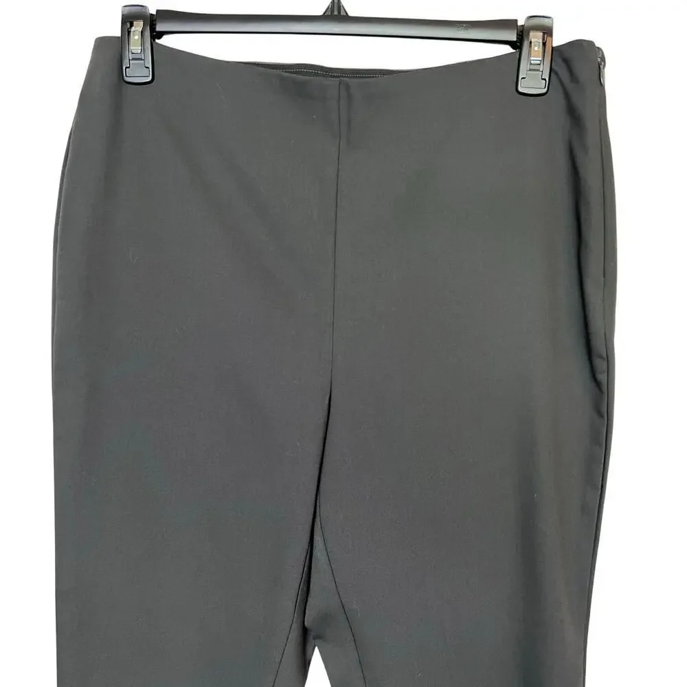 LOFT High Waist Curvy Skinny Stretch Pants in Black Women's Size 14